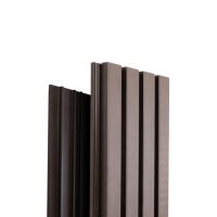 Реечная фасадная панель Техно Венге Реечная фасадная панель Техно Венге