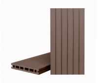 Террасная доска КЛАССИК пустотелая с пазом Тик Киото Террасная доска КЛАССИК пустотелая с пазом Тик Киото