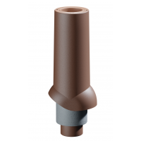Труба ИЗЛ-125/700 Светло-коричневый (RAL8017)