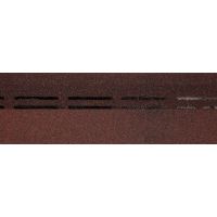 Коньково-карнизная черепица PIE STANDARD - Красный